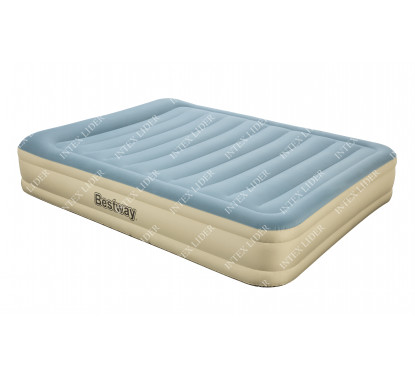69007 Надувная кровать Essence Fortech Bestway 203х152х36см, встроенный электронасос
