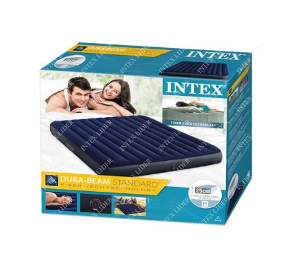 Матрас надувной Classic Downy Fiber-Tech 183x203х25 см, 64755