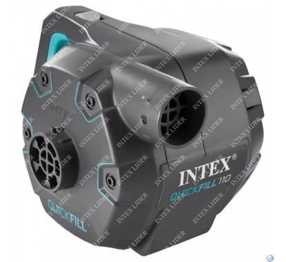 Насос электрический Quick-Fill 220В от бытовой сети, 3 насадки в комплекте (Intex 66644)
