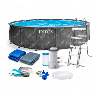 Intex  26742 Каркасный бассейн круглый 457х122см