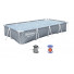 561FV Bestway Каркасный прямоугольный бассейн, 366х201х66см+фильтрнасос