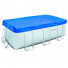 58231 Тент для бассейна прямоугольного каркасного BestWay Pool Covers 287х201х100см