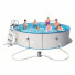 56377 Стальной бассейн Hydrium Splasher Pool Set 360х90 см, 8648 л, фильтр-насос 2006л/ч, лестница