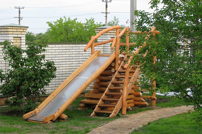 Горка на даче